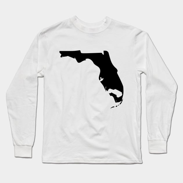 Florida Jeep Wrangler State Long Sleeve T-Shirt by charlescheshire